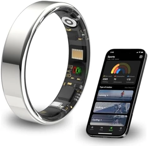 Smart Ring Ultra Thin 6.0mm Fitness Tracker — Smart Ring, PAERDUO