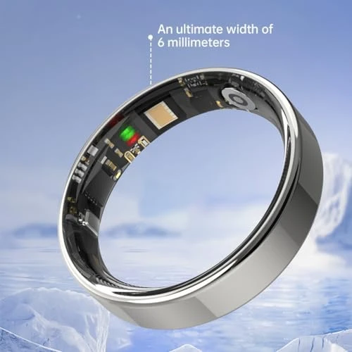 Smart Ring Ultra Thin 6.0mm Fitness Tracker — Smart Ring, PAERDUO