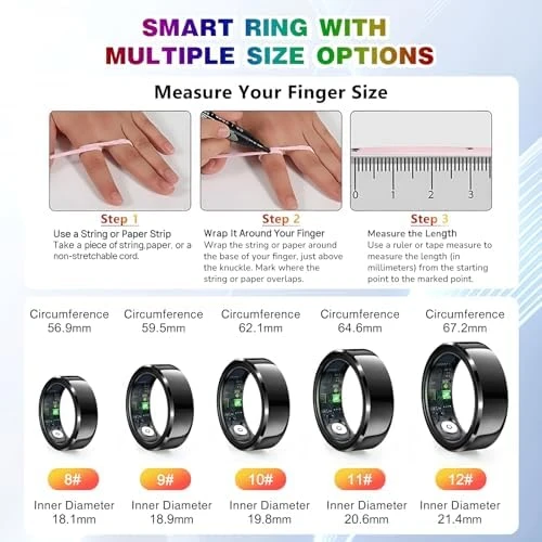 Smart Ring with Air Gesture Control, Heart Rate & Sleep Monitor — Smart Ring, LIBAXIN
