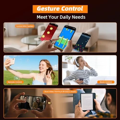 Smart Ring with Body Temperature Tracking — Smart Ring, AMOVAN