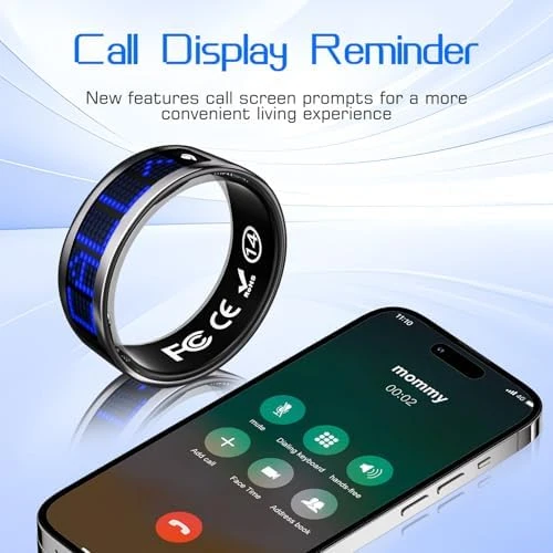 Smart Ring with Display Screen — Smart Ring, wepmous