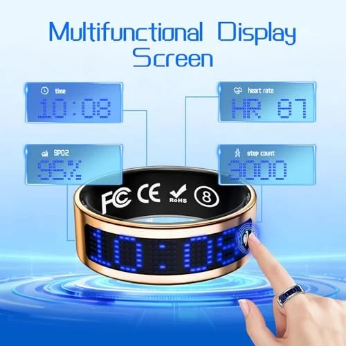 Smart Ring with Display Screen — Smart Ring, wepmous