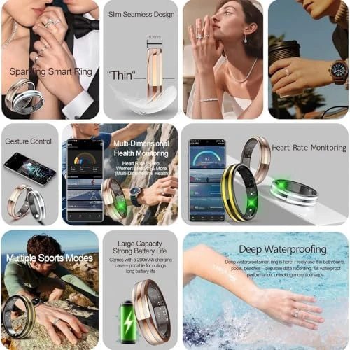 Smart Ring with Fitness Tracker and Sleep Monitor — Smart Ring, Yihou
