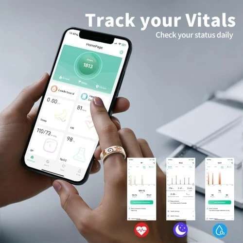 Smart Ring with Fitness Tracker — Smart Ring, DSHKISK