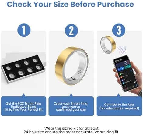 Smart Ring with Heart Rate Tracking — Smart Ring, RQZ
