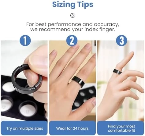 Smart Ring with Heart Rate Tracking — Smart Ring, RQZ