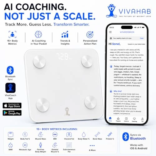 Smart Scale for Body Weight & Body Composition — Smart Scale, VIVAHAB