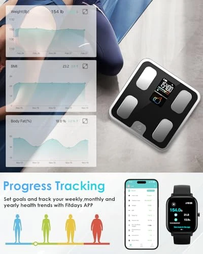 Smart Scale for Body Weight Fat — Smart Scale, CLORIS