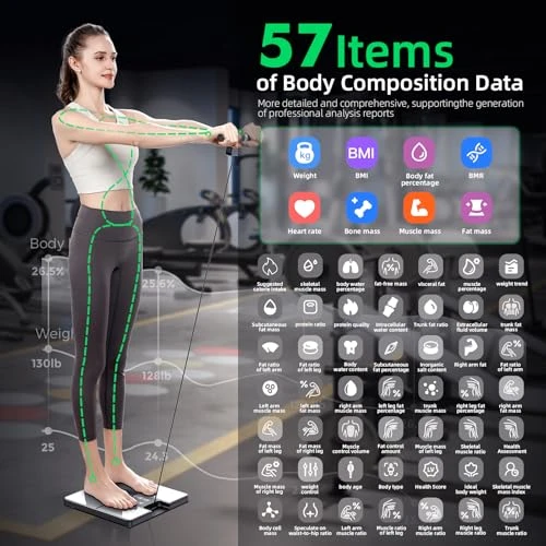 Smart Scale for Body Weight with 8 Electrode — Smart Scale, DEKABR