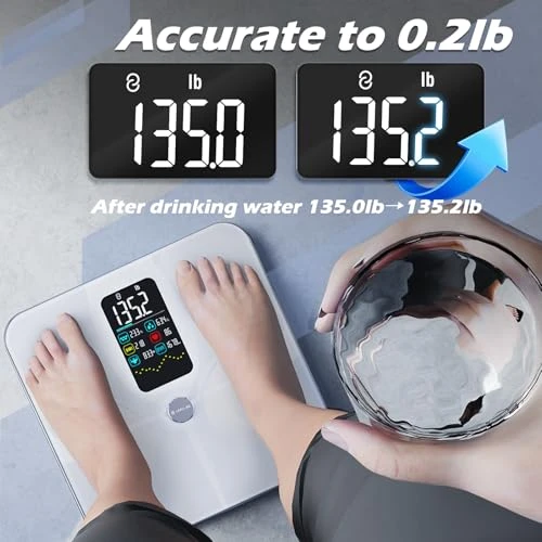 Smart Scale for Body Weight with BMI Body Fat Muscle Mass — Smart Scale, Lepulse