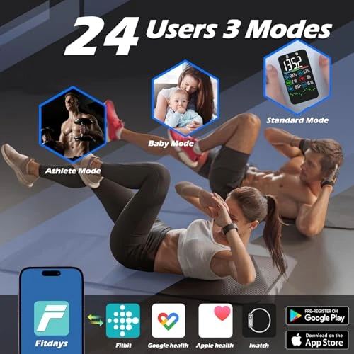 Smart Scale for Body Weight with BMI Body Fat Muscle Mass — Smart Scale, Lepulse