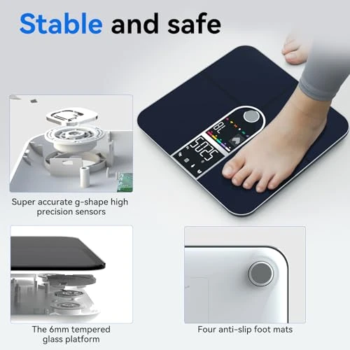 Smart Scale with 17-Point Body Composition Analyzer and Dual Color Screen — Smart Scale, Greetmed