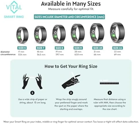 Vital Health Smart Ring — Smart Ring, Freeze2Trim