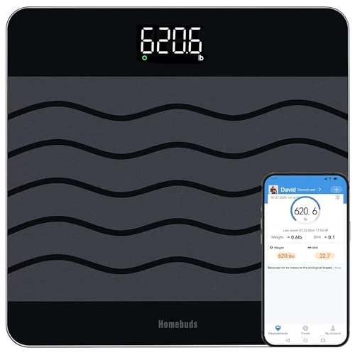 660lb Scale for Body Weight, Precision 0.1lb — Smart Scale, HOMEBUDS