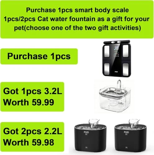8-Electrode Digital Bathroom Scale — Smart Scale, PGID