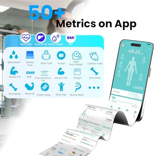 8-Electrode Smart Digital Bathroom Scale — Smart Scale, AXV
