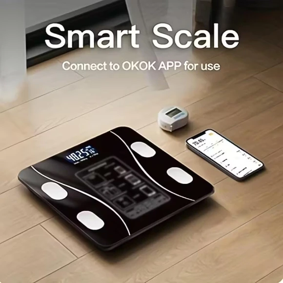 AI Scale for Body Weight and Fat Percentage — Smart Scale, HDView