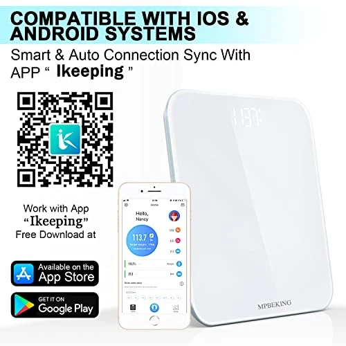 Bathroom Digital Scale — Smart Scale, MPBEKING