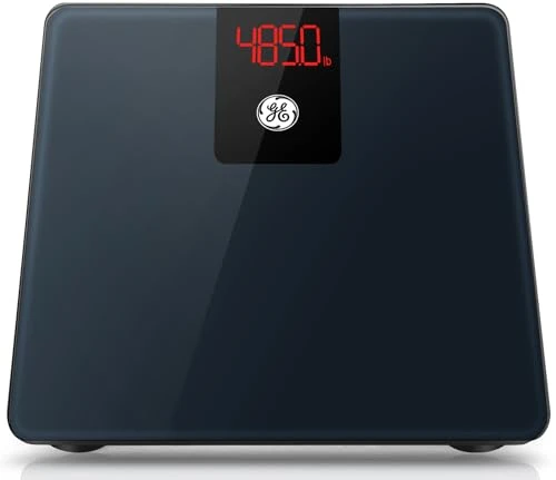 Bathroom Scale for Body Weight, Digital Weight Scale 500lb Heavy Duty Measuring Device for People Accurate BMI Weighing... — Smart Scale, GE