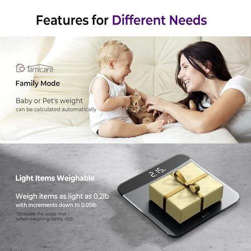 Bathroom Scales Digital Weight — Smart Scale, OVUTEK