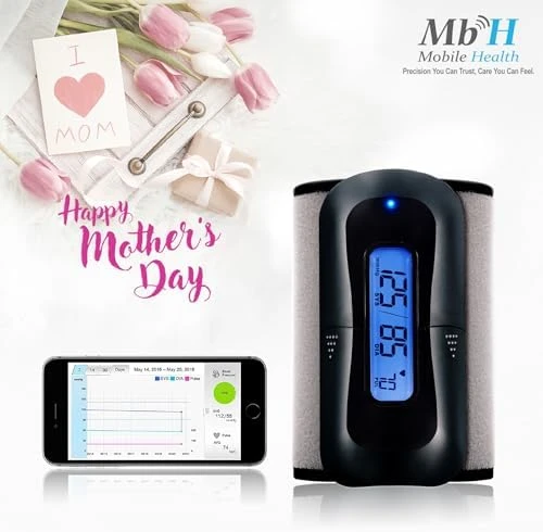 Bluetooth Blood Pressure Monitor- Wireless Upper Arm Cuff — Blood Pressure Monitor, MbH