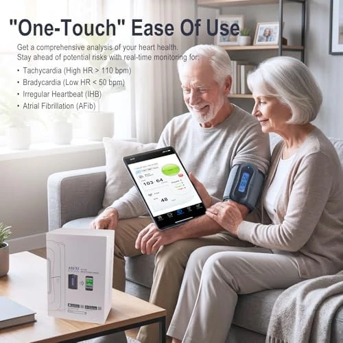 Bluetooth Blood Pressure Monitor- Wireless Upper Arm Cuff — Blood Pressure Monitor, MbH