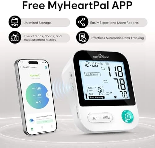 Bluetooth Blood Pressure Monitor — Blood Pressure Monitor, Easy@Home