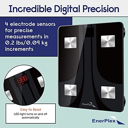 Bluetooth Body Fat Scale — Smart Scale, EnerPlex