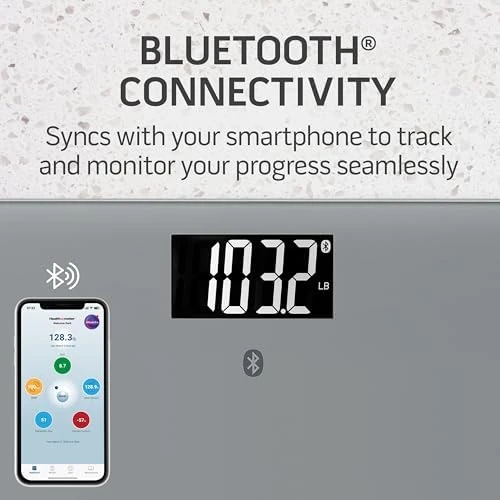 Bluetooth Digital Body Composition Scale 440 lb Capacity Smart Bathroom Scale with BMI and Weight Tracking for Multiple... — Smart Scale, Health o meter