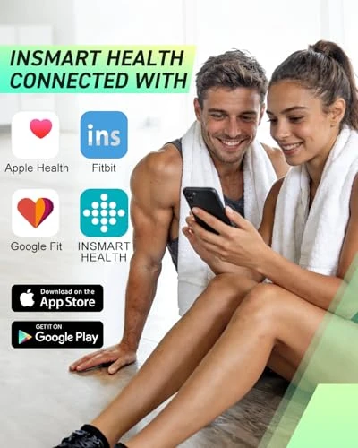 Body Fat Scale, Smart Scale for Body Weight 0.1lb High Accuracy, Digital Bathroom Weight Scale for BMI, Body Fat, Muscle... — Smart Scale, INSMART