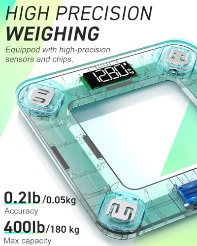 Body Fat Scale, Smart Scale for Body Weight 0.1lb High Accuracy, Digital Bathroom Weight Scale for BMI, Body Fat, Muscle... — Smart Scale, INSMART