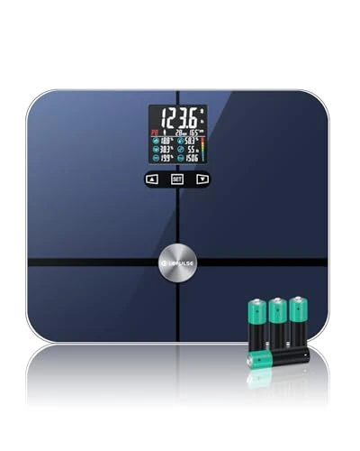 Body Fat Scale with BMI, Muscle Mass, Digital Bathroom Scale Body Composition Monitor, 14.2" Big Platform, No Need... — Smart Scale, Lepulse