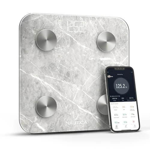 Body Tracker Digital Bathroom Scale — Smart Scale, Nautica