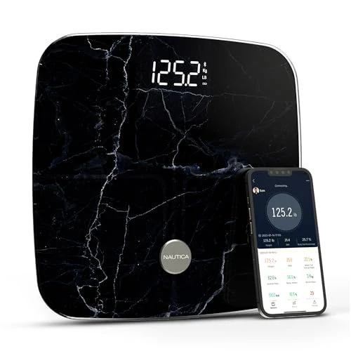 Body Tracker Digital Bathroom Scale — Smart Scale, Nautica