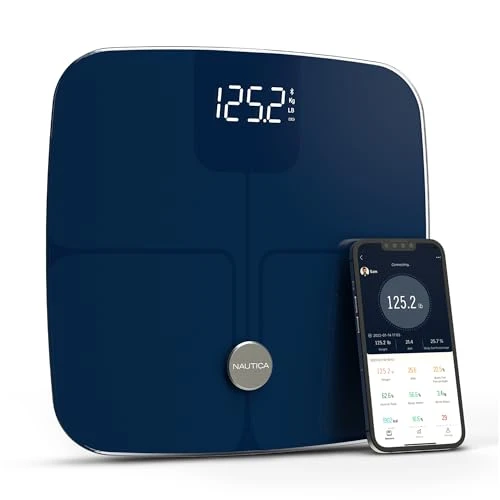 Body Tracker Digital Bathroom Scale — Smart Scale, Nautica