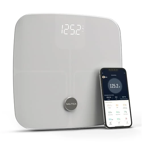 Body Tracker Digital Bathroom Scale — Smart Scale, Nautica