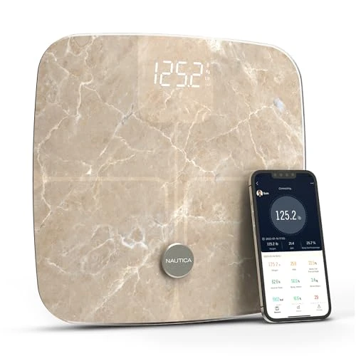 Body Tracker Digital Bathroom Scale — Smart Scale, Nautica