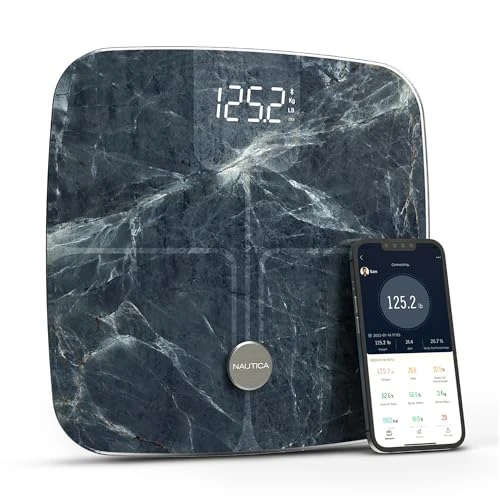Body Tracker Digital Bathroom Scale — Smart Scale, Nautica