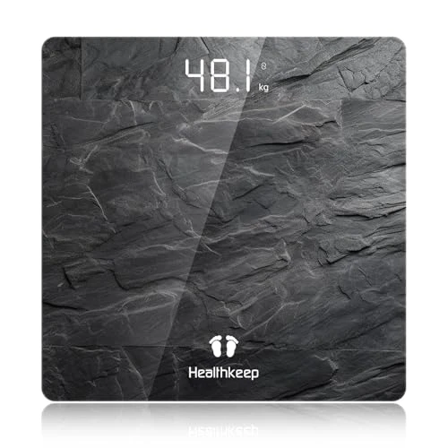 Digital Bathroom Scale for Body Weight — Smart Scale, Healthkeep