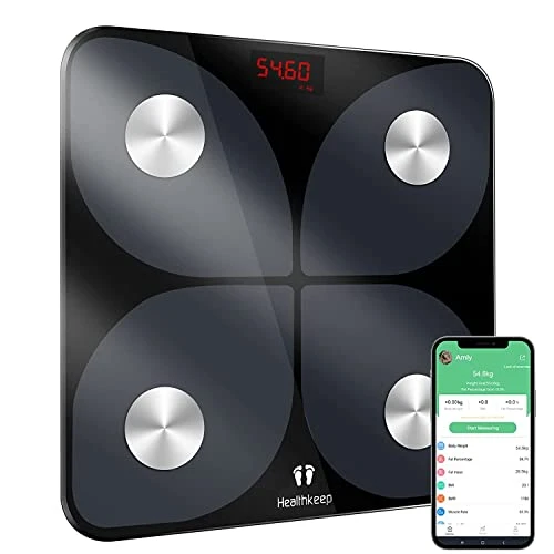 Digital Bathroom Scale for Body Weight — Smart Scale, Healthkeep