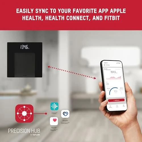 Digital Bathroom Scale with Smart App Connectivity — Smart Scale, Taylor