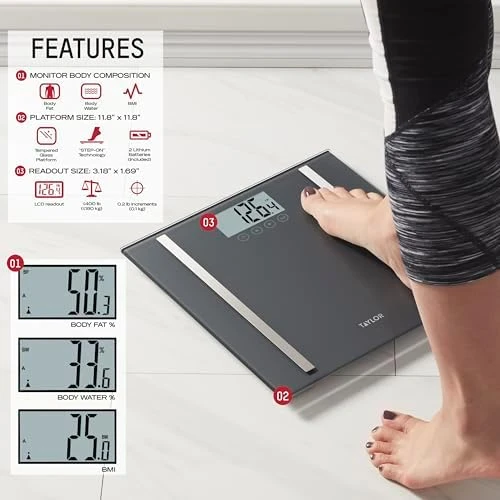 Digital Body Composition Scale — Smart Scale, Taylor
