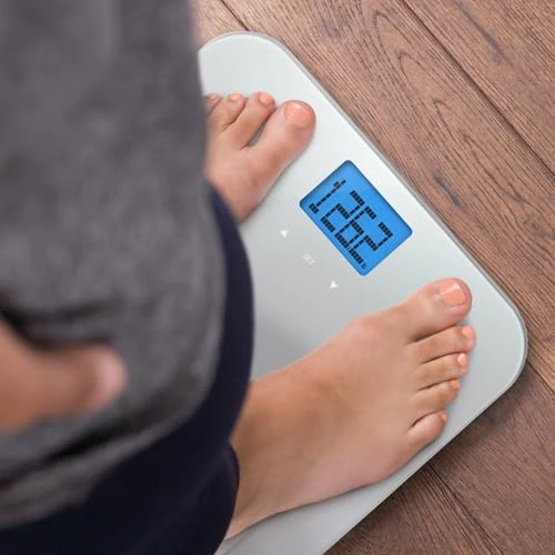Digital Body Fat Scale with Large Backlit LCD and Smartphone Tracking — Smart Scale, Weight Gurus