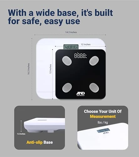 Digital Body Weight Scale — Smart Scale, A&D Medical