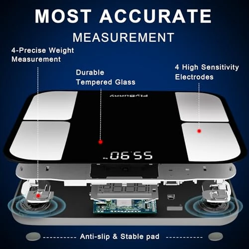 Extra Large Smart Body Fat Scale — Smart Scale, FlyBunny