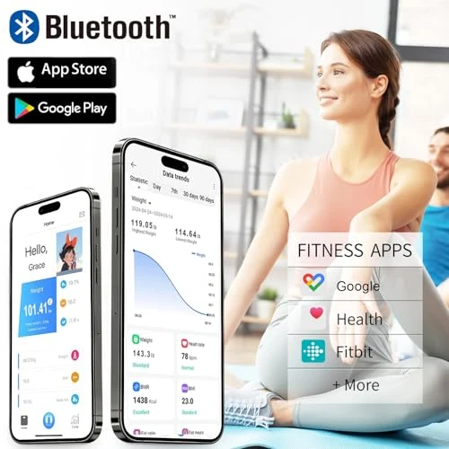 Extra Large Smart Body Fat Scale — Smart Scale, FlyBunny