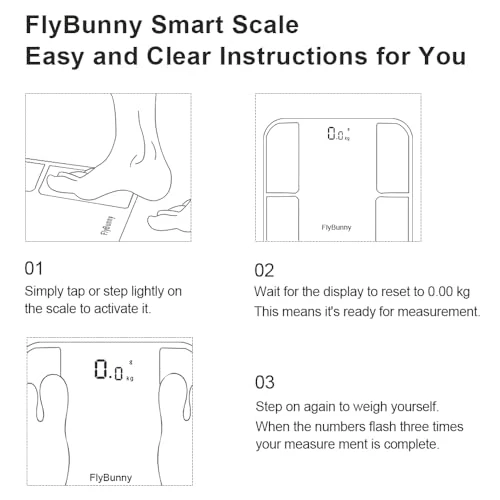 Extra Large Smart Body Fat Scale — Smart Scale, FlyBunny