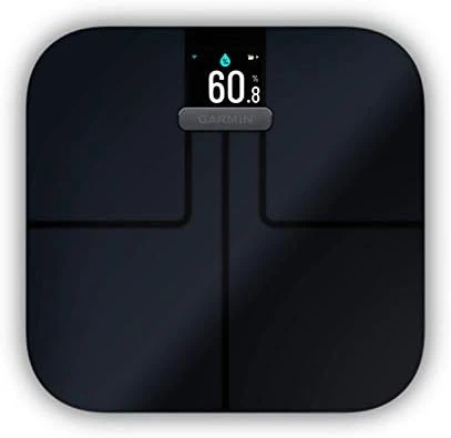 Index S2, Smart Scale with Wireless Connectivity, Measure Body Fat, Muscle, Bone Mass, Body Water% and More, Black — Smart Scale, Garmin