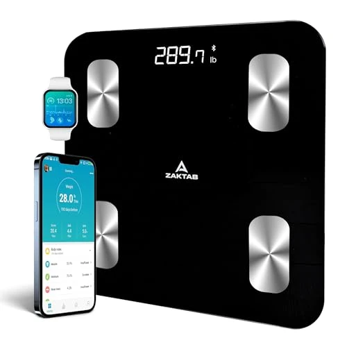 Scale for Body Weight, Accurate Weight Scale with LCD Display — Smart Scale, ZAKTAB