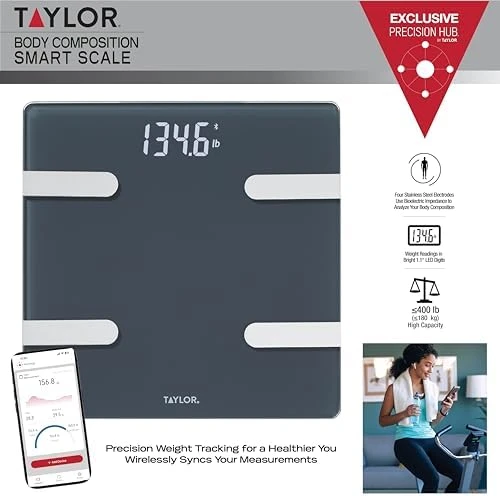 Smart Body Composition Scale with App Connectivity — Smart Scale, Taylor